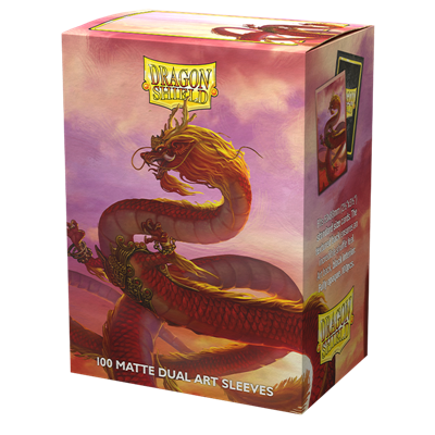 Dragon Shield - 100 Matte Sleeves Regular Dual Art - YEAR OF THE WOOD DRAGON 2024