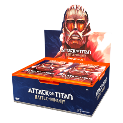 Attack on Titan - Battle for Humanity - Booster Display Box da 24 buste - Universus CCG - ENG