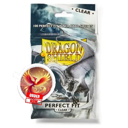 100 Dragon Shield Perfect Fit Sleeves - Clear