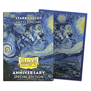 Dragon Shield Anniversary Special Edition - 100 Matte Sleeves Regular Dual Art - STARRY NIGHT