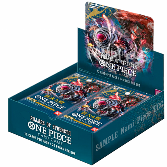 Pillars of Strength OP03 – One Piece Card Game Box (24 Bustine) - ENG - La Fenice Bergamo TCG e Giochi