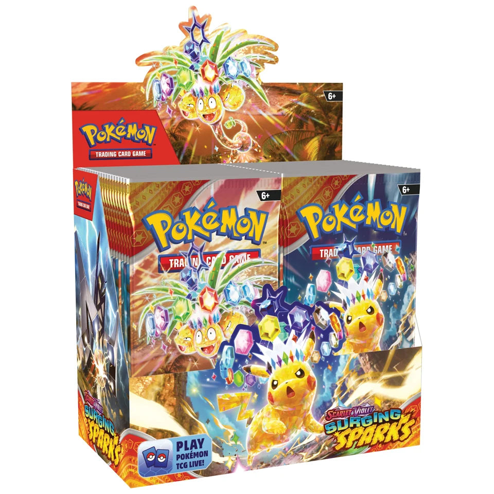 Pokemon - PKM Box di buste di Scintille Folgoranti (Surging Sparks) Scarletto & Violetto - Box da 36 buste - ITA